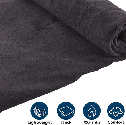 Big Hippo Electric Car Blanket 12V Fleece Heated Car Blanket with Easy Controller Car Electric Blanket for Car Truck RV Ideal Electric Blanket for Cold Weather (58" x 42",Black)